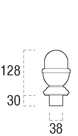 Core Decking Pine Acorn Cap