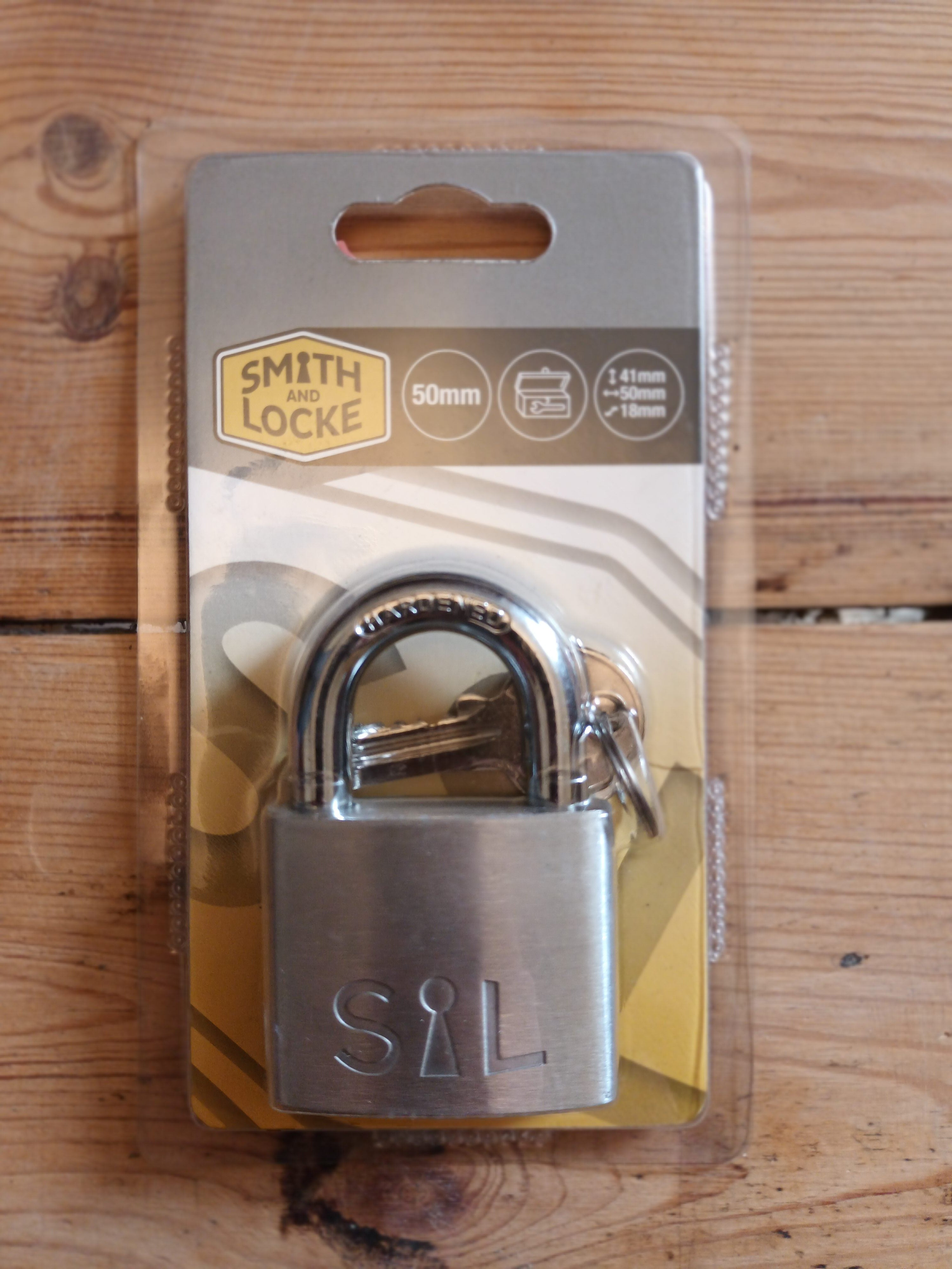 Smith and Locke 50mm (2") Padlock