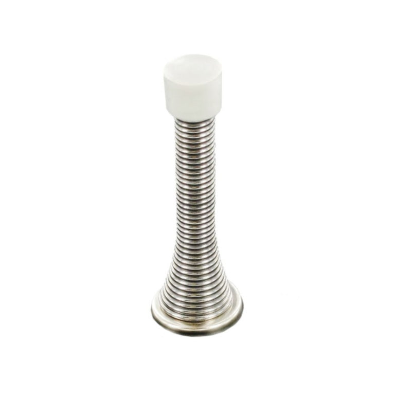 Securit Chrome Spring Door Stop 75mm (3")