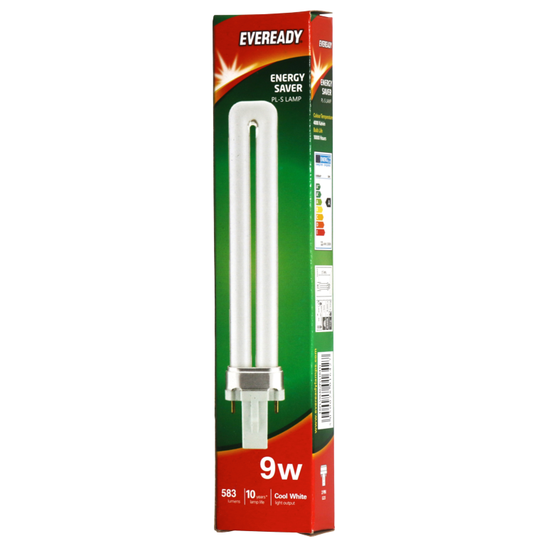 Eveready Energy Saver Bulb 9W 2 Pin / G23 Cool White