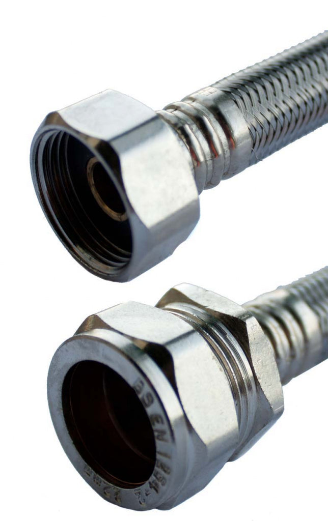 Oracstar Flexible Tap Connector Standard Bore - 15mm x 1/2” x 50cm