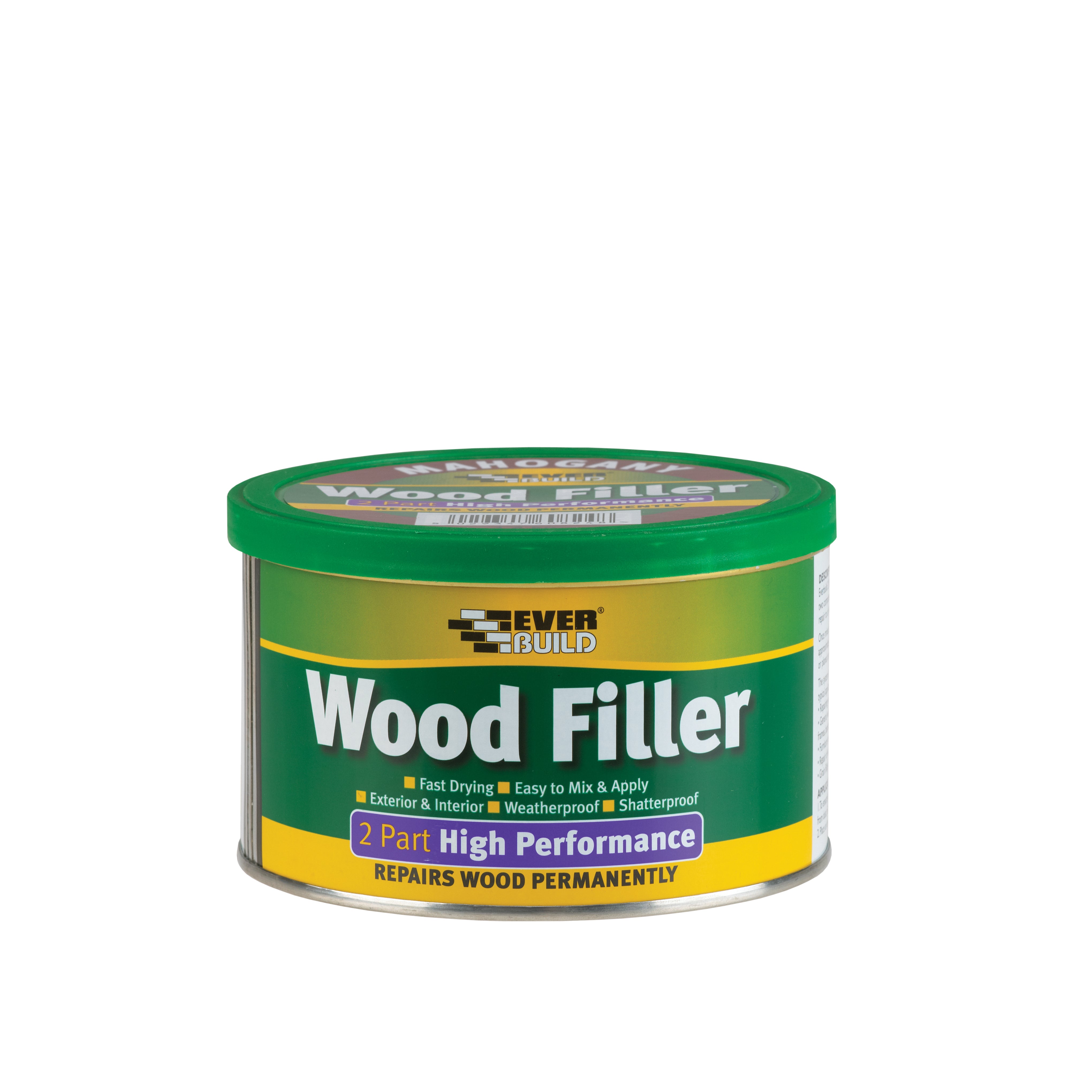 Everbuild - 2 Part High Performance Wood Filler - 500g