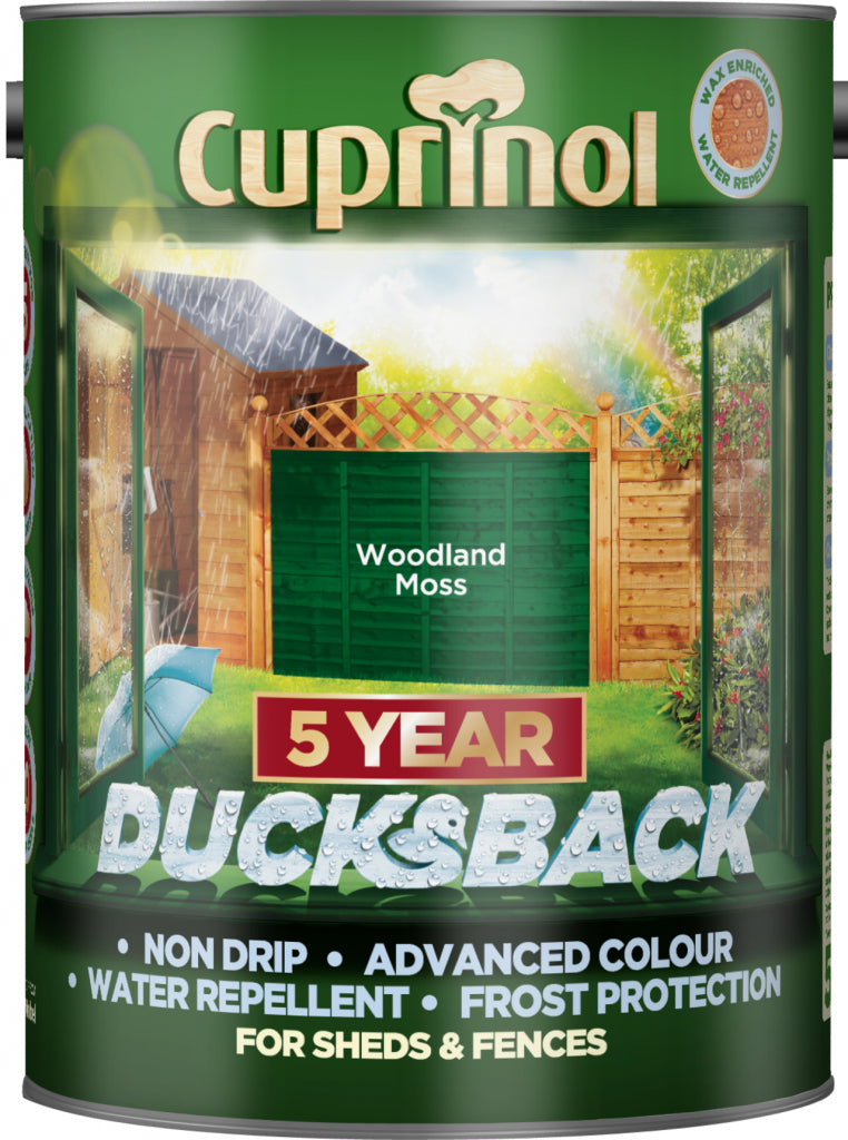 Cuprinol Ducksback 5L Woodland Moss