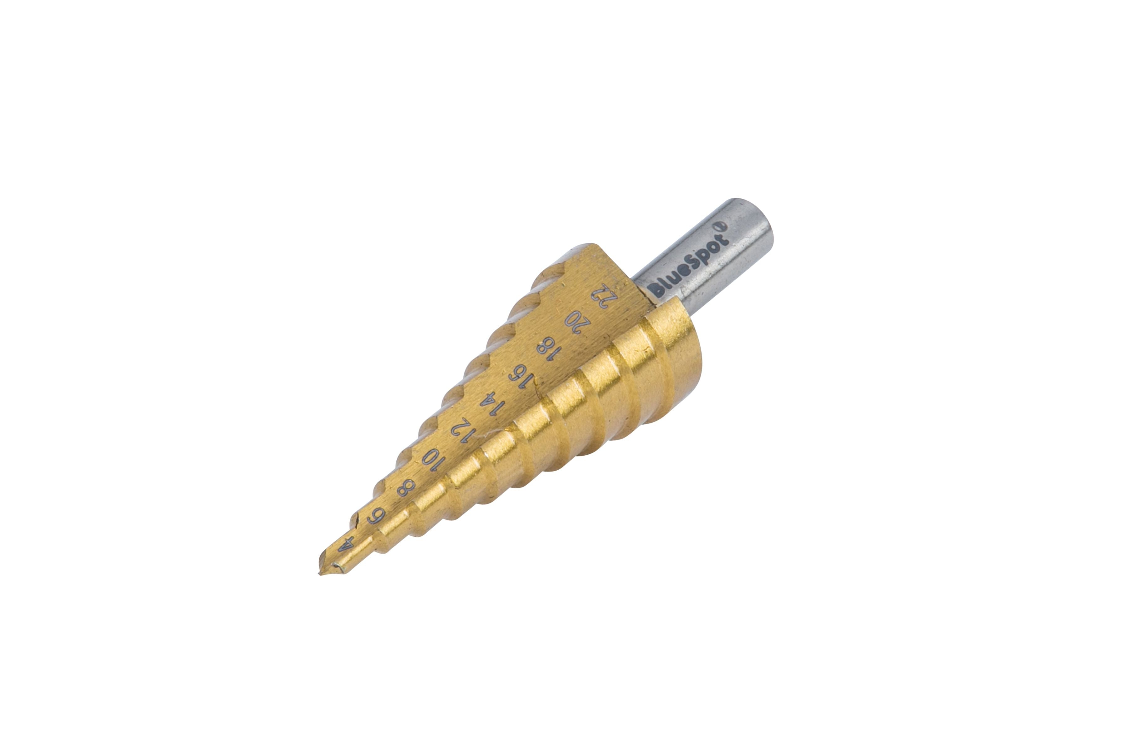 BlueSpot HSS Step Drill 4mm - 22mm (32050)