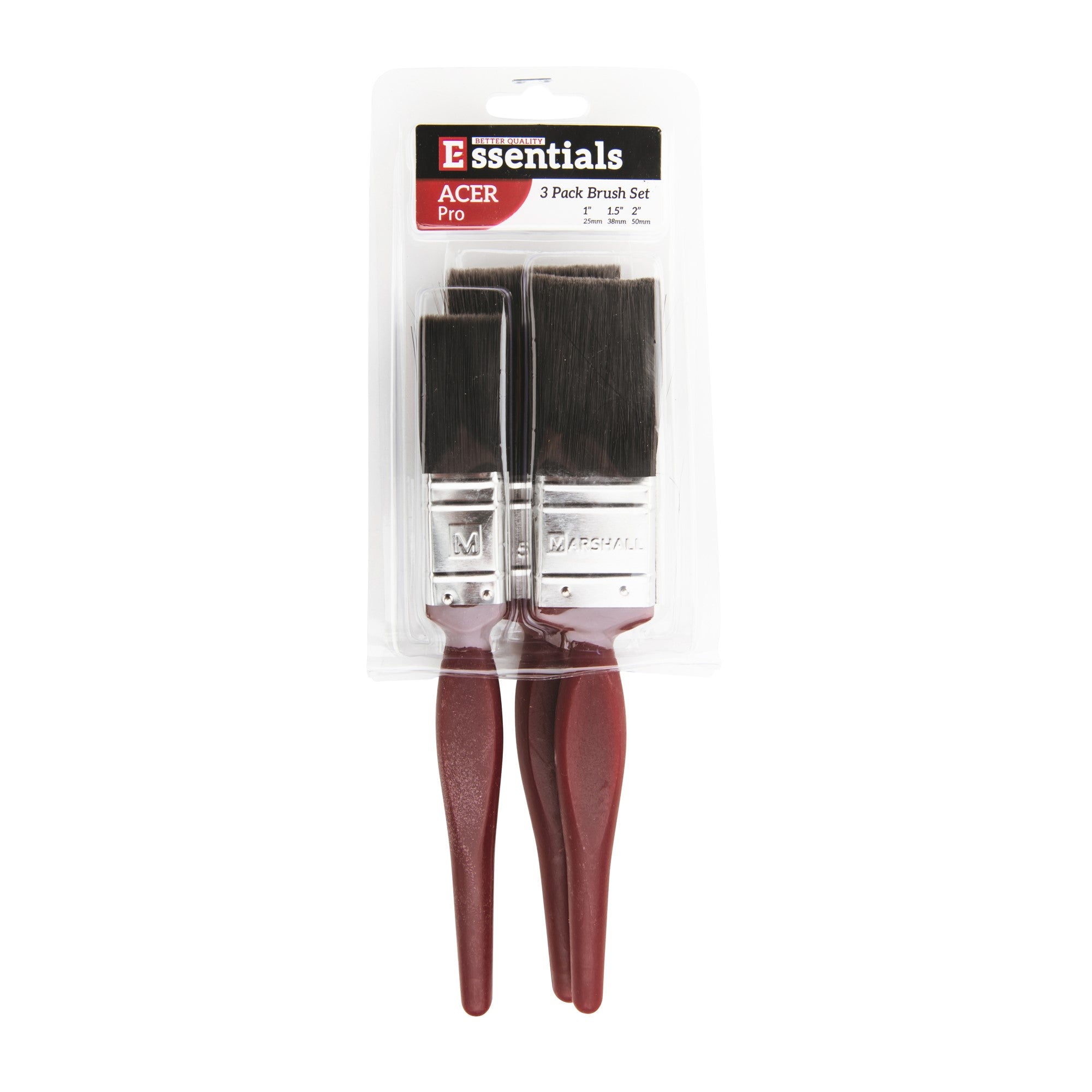 Marshall - Acer Pro - 3 & 5 Pack Brush Set - 0.5"-2.5" (13mm-63mm)