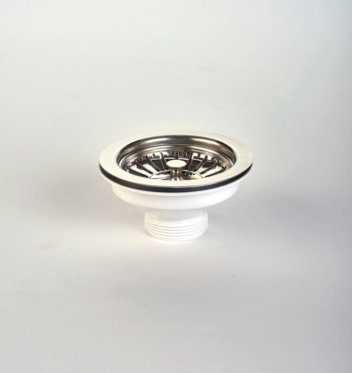 Make Stainless Steel Large Basket Kitchen Sink Strainer Plug - 40mm