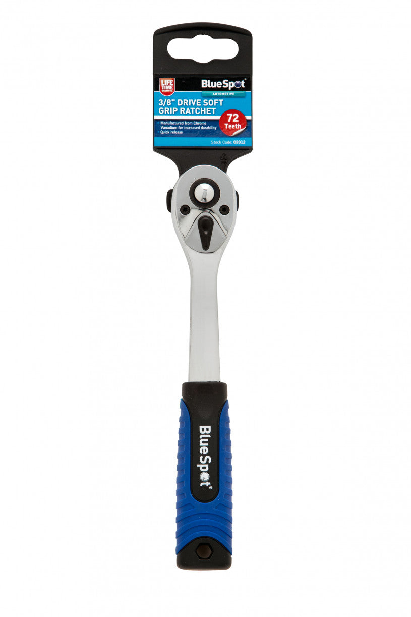 Soft Grip Ratchet - 3/8"