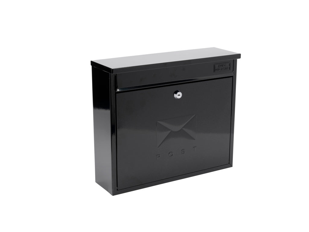 Sterling Elegance Front Opening Post Box Black