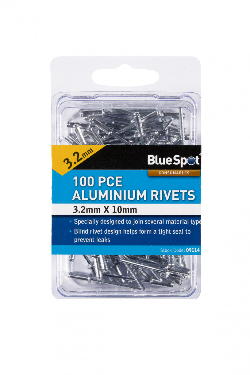 Rivets - 100 pce - 3.2mm, 4mm & 4.8mm