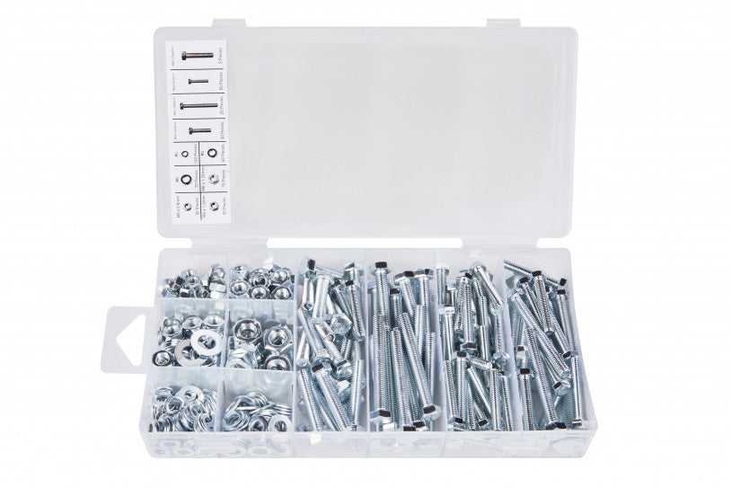 BlueSpot - 460 PCE Assorted Nut, Washer And Bolt Set (40516)