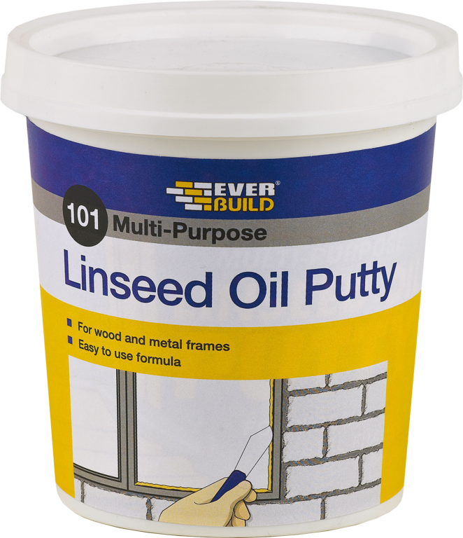 Everbuild 101 Brown Multipurpose Linseed Oil Putty 2kg