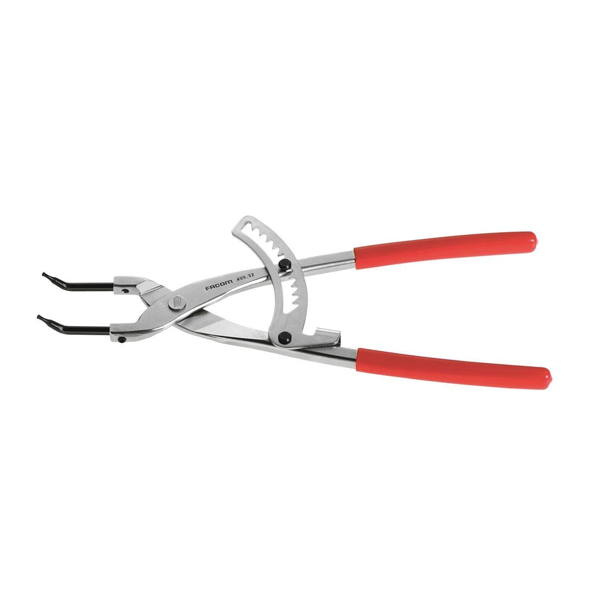 Facom 499.32 - 45' Angled 3.2mm Inside Rack-Lock Circlip Pliers