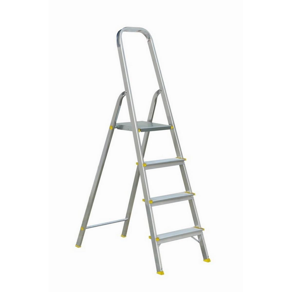 DraBest - Aluminium Step Ladder - 2, 3, 4, 5, 6, 7 & 8 Tread (LOCAL PICKUP/DELIVERY ONLY)