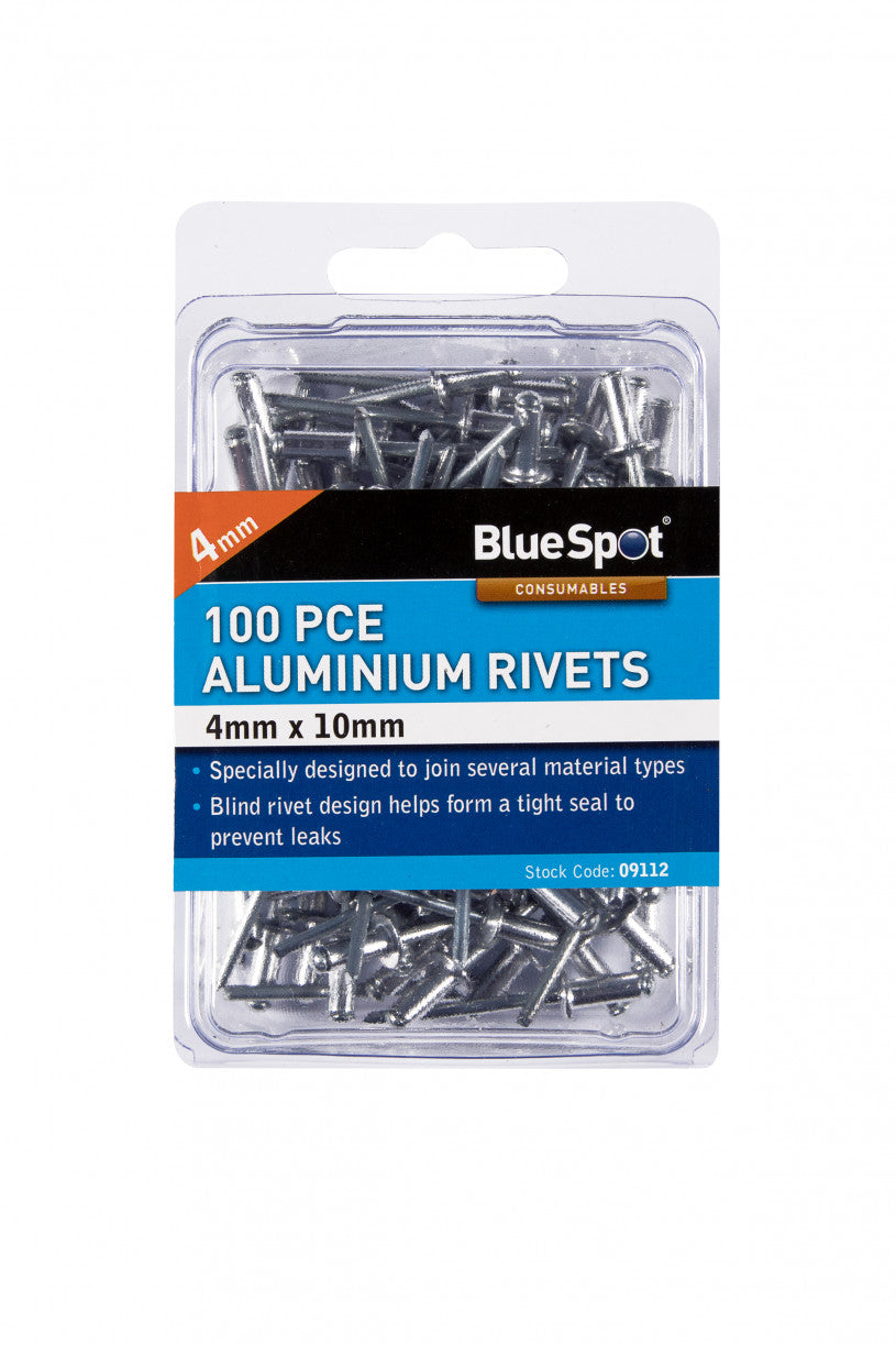 Rivets - 100 pce - 3.2mm, 4mm & 4.8mm