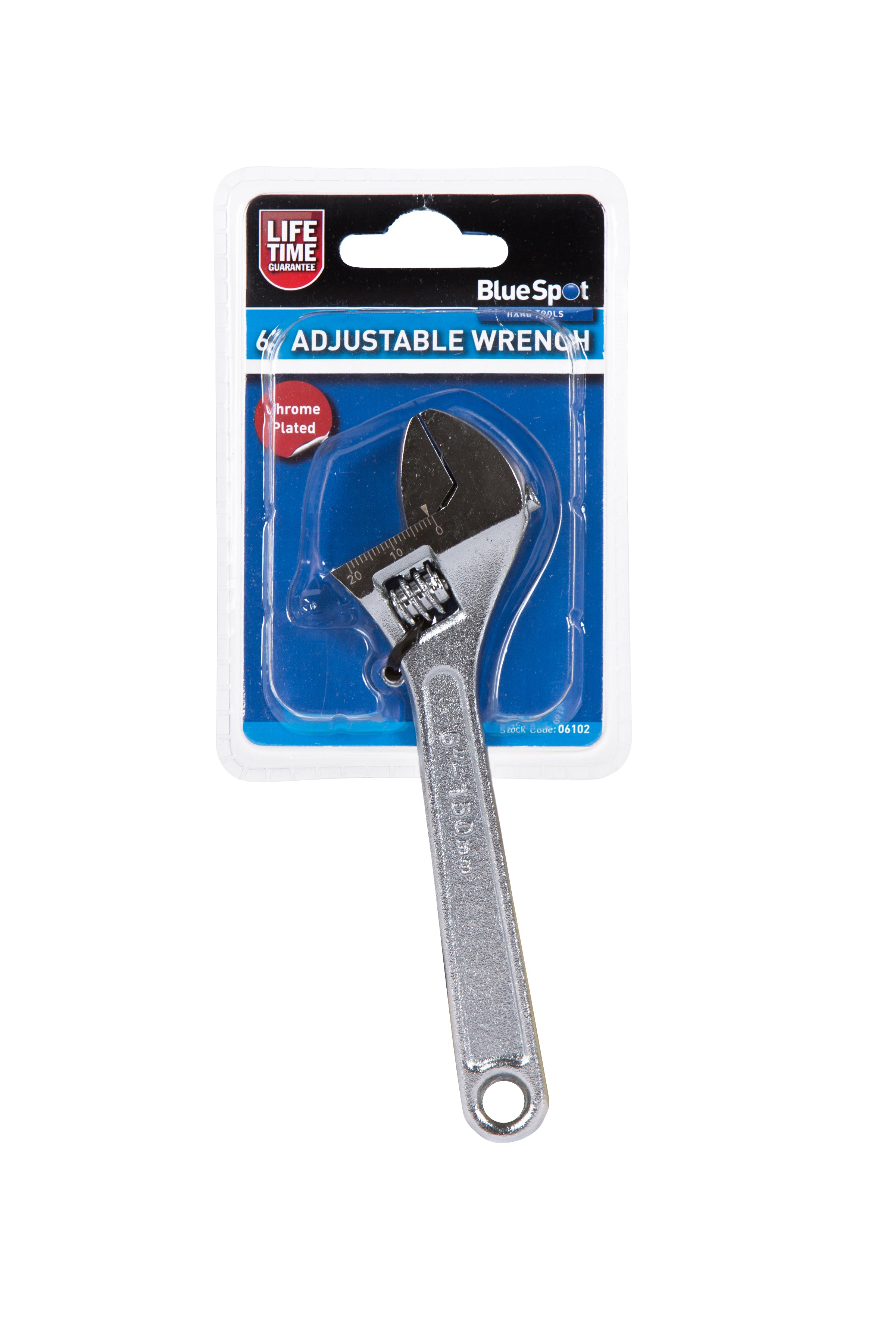 BlueSpot Adjustable Spanner / Wrench - 6in, 8in, 10in & 12in