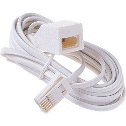 UK Telephone line extension cable - 3m & 10m