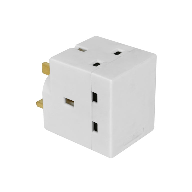 UK 3 Way Fused Multiplug