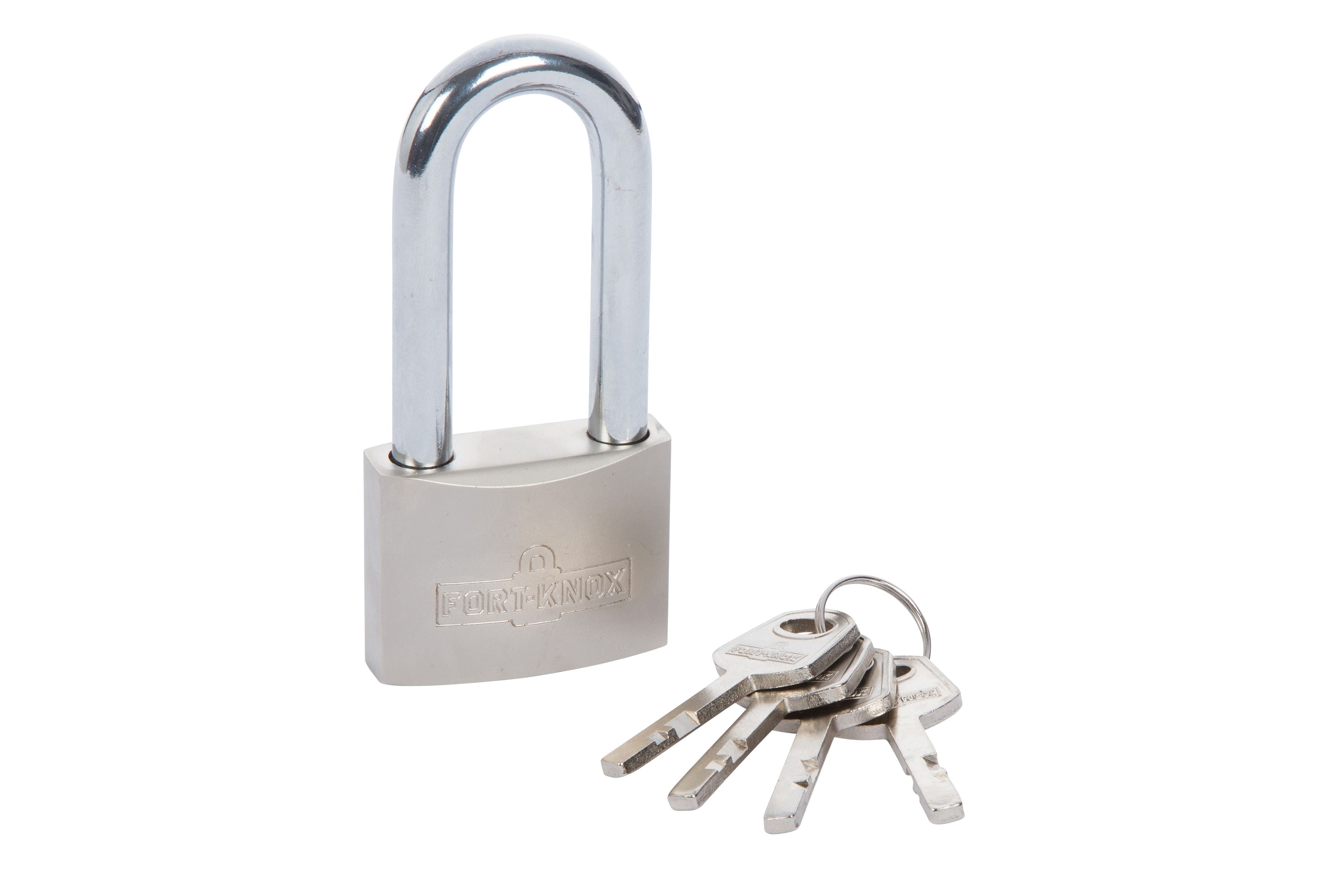 BlueSpot Long Shackle Satin Finish Padlock 50mm (2in) (77004)