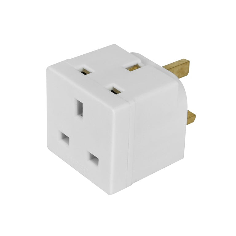 UK 2 Way Fused Multiplug