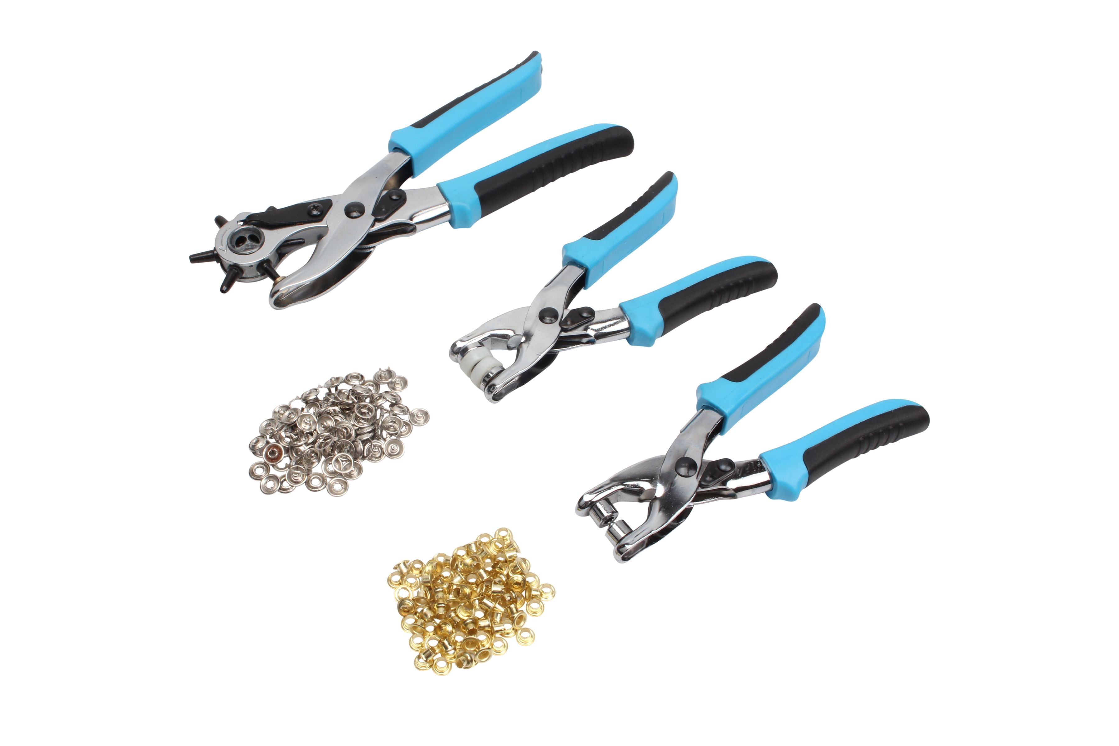 BlueSpot 3PCE Punch & Eyelet Plier Set