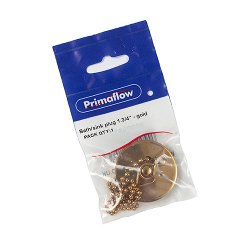 Primaflow - Bath / Sink Plug - Gold - 1 3/4”