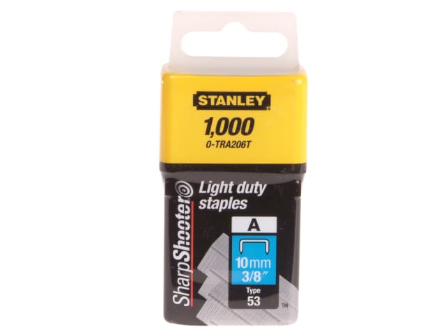 Stanley - 1,000 Staples 10mm (3/8")