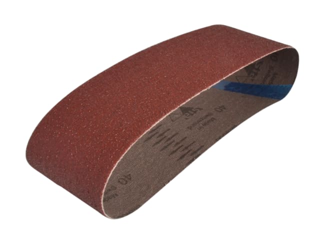 Faithfull - Abrasive Cloth Belts For Power Tools - 533mm x 75mm - Pack of 3