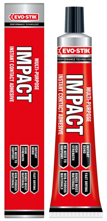 Evo-Stik Multi-Purpose Impact Instant Contact Adhesive - 30g, 65g, 250ml & 500ml