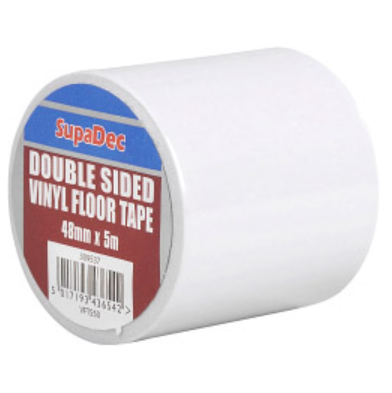 SupaDec - Double Sided Vinyl Floor Tape - 48mm x 5m