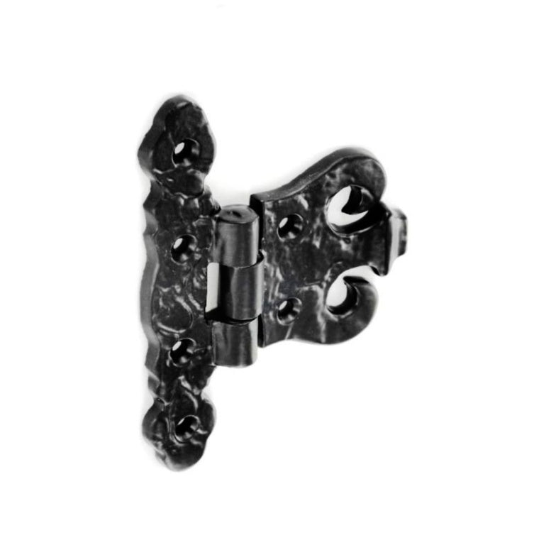 Securit Black Antique Fancy Hinges 100mm (4") (S3336)