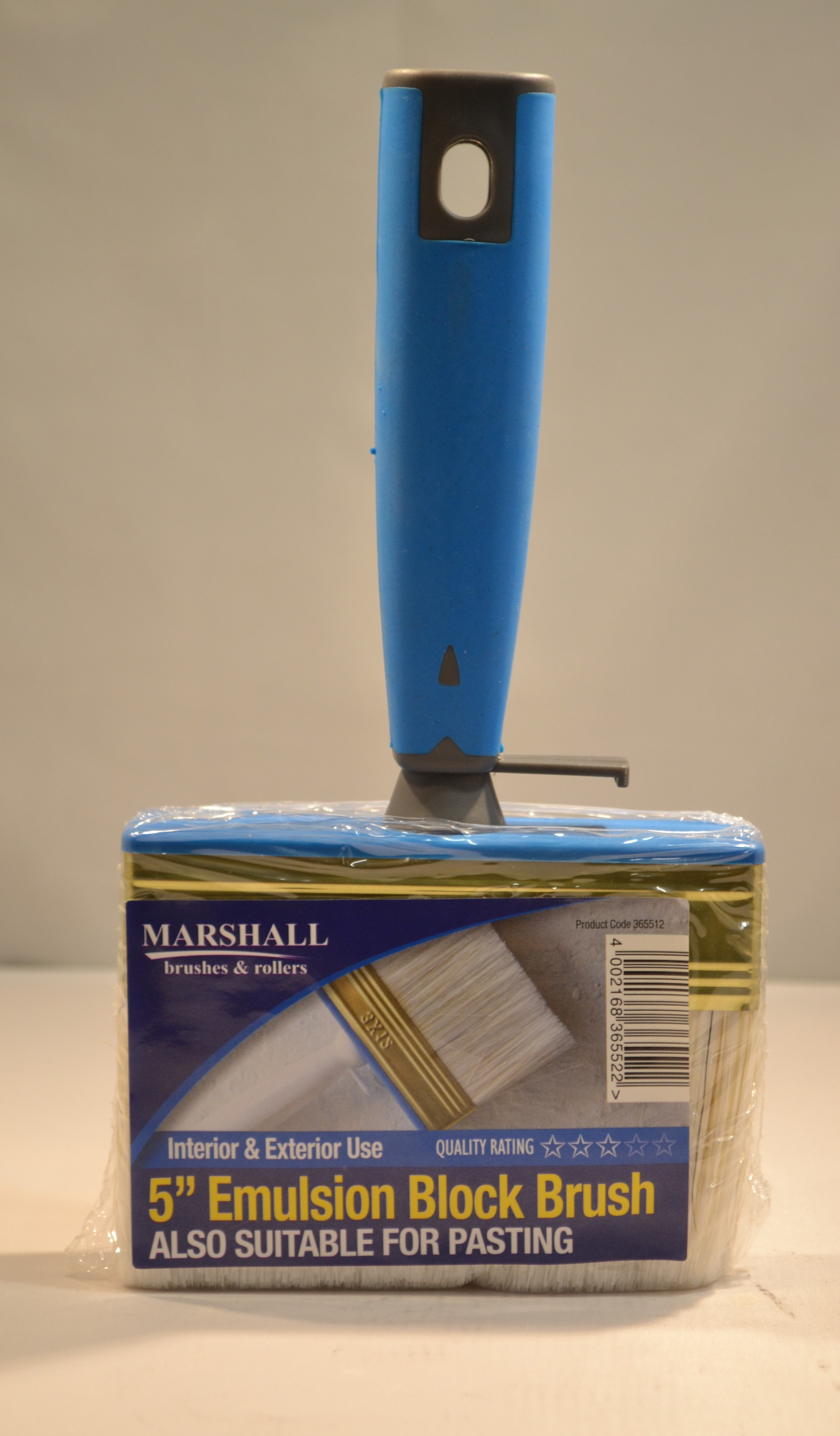 Marshall - 125mm (5") Emulsion Block / Fence Paint Brush (365512)