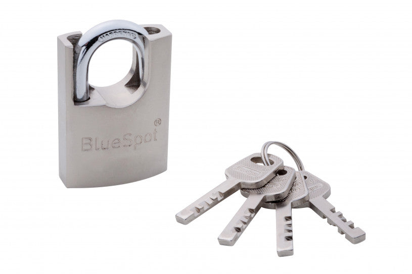 BlueSpot 60mm Shrouded Satin Finish Padlock (77046)