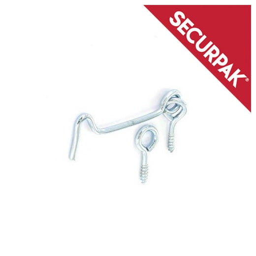 Securit 75mm (3") Gate Hook & Eye - 4 Pack (SP10105)