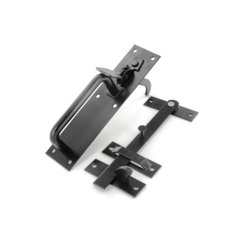 Securit Black Suffolk Gate Latch 180mm (7") (S5135)