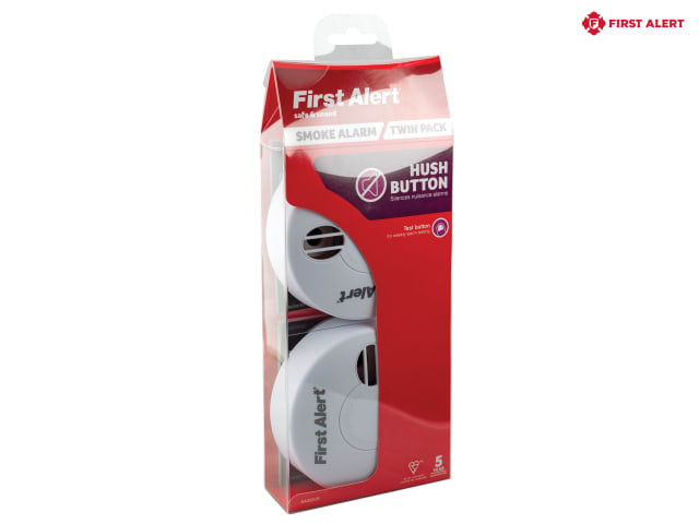 First Alert Smoke Alarm Twin Pack