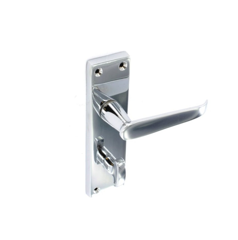 Securit Chrome Flat Bathroom Handles