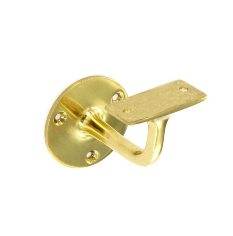 Securit 63mm (2 1/2in) Handrail Bracket - Brass, Chrome, White or Black