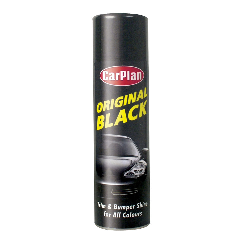 Car Plan - Original Black - Trim & Bumper Shine For All Colours