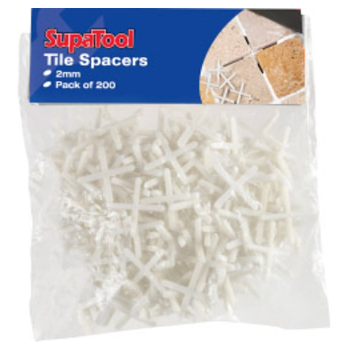 SupaTool Tile Spacers - 2mm, 3mm, 4mm