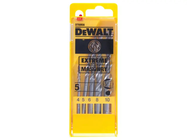 DeWALT EXTREME Masonry 5 Piece Set 4 - 10mm Drill Bits