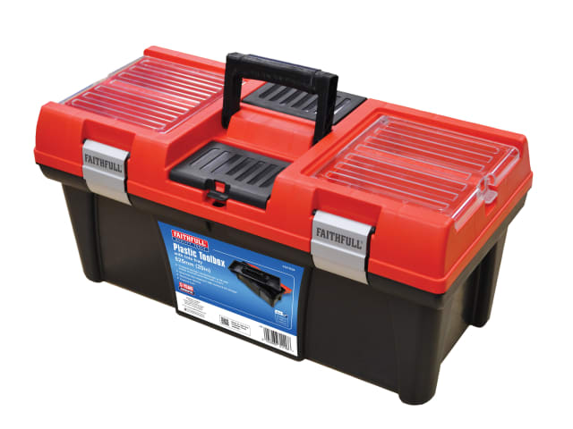 Faithfull Quality Tools Organiser Lid Toolbox 51cm (20")