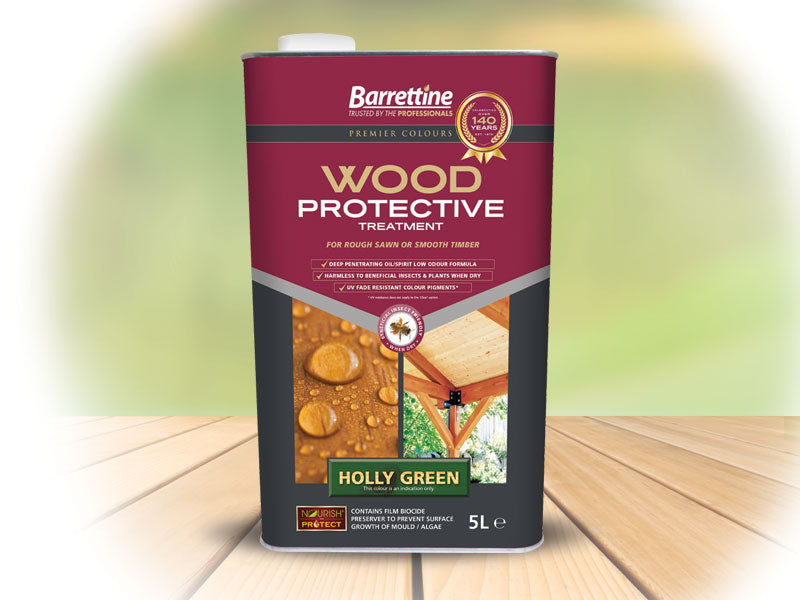 Barrettine - Wood Protective Treatment 1 litre, 2.5 litre & 5 litres