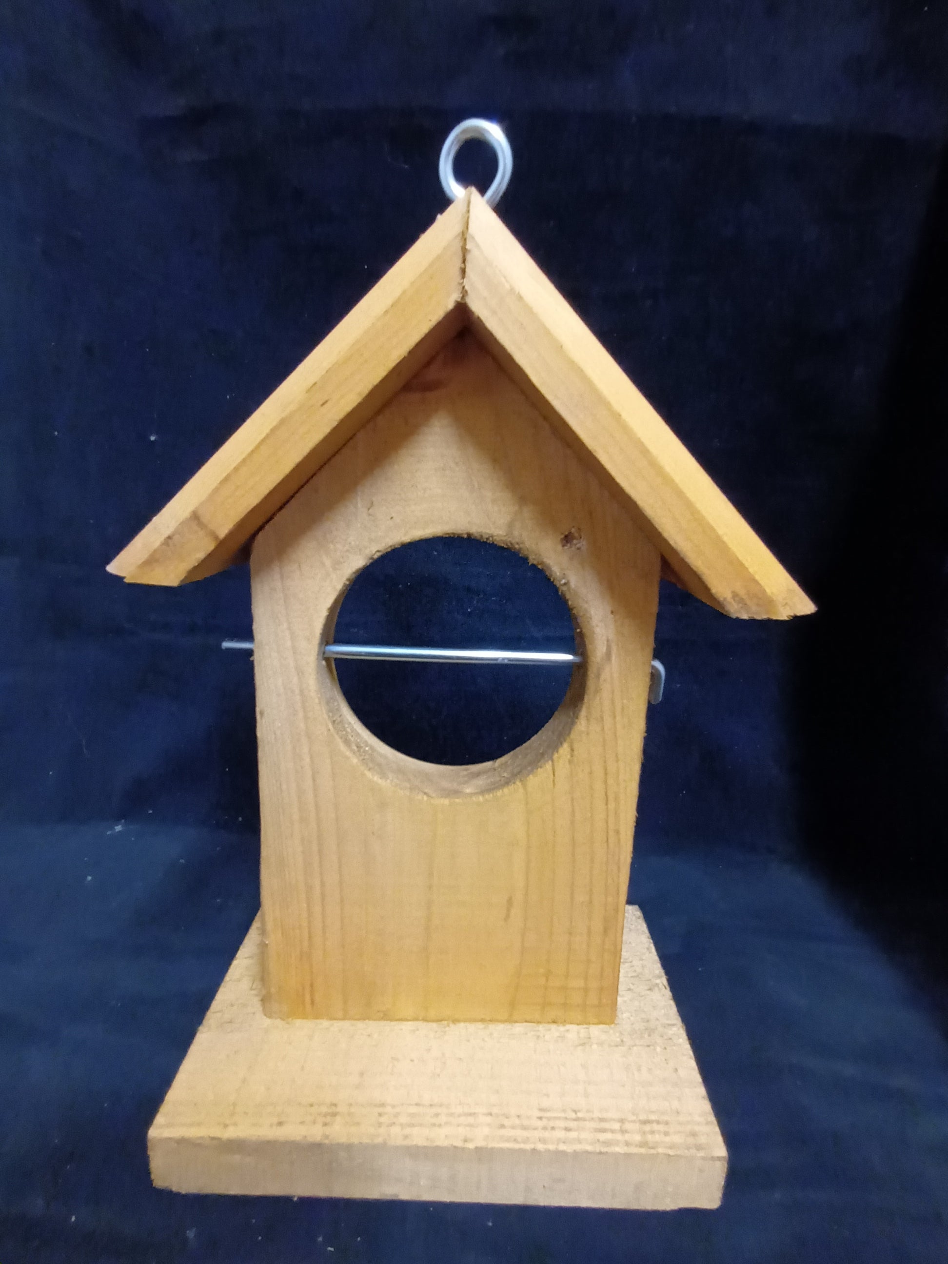 Handmade Wooden Garden Apple Feeder For Birds