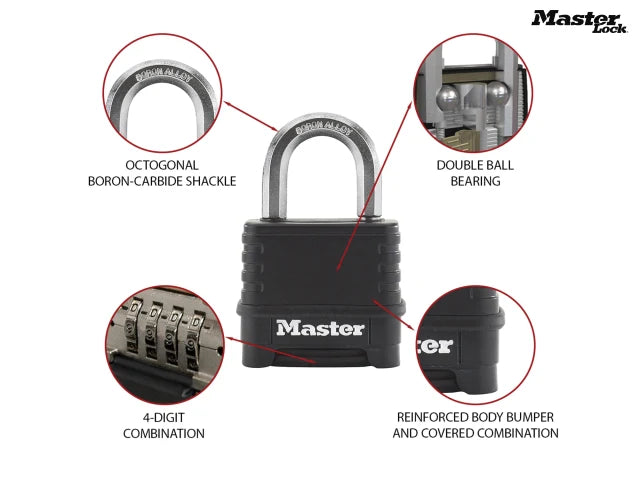 Master Lock 50mm (2") Combination Padlock