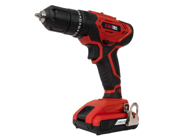 Olympia Cordless Combi Drill 20V 2 x 1.5Ah Li-ion