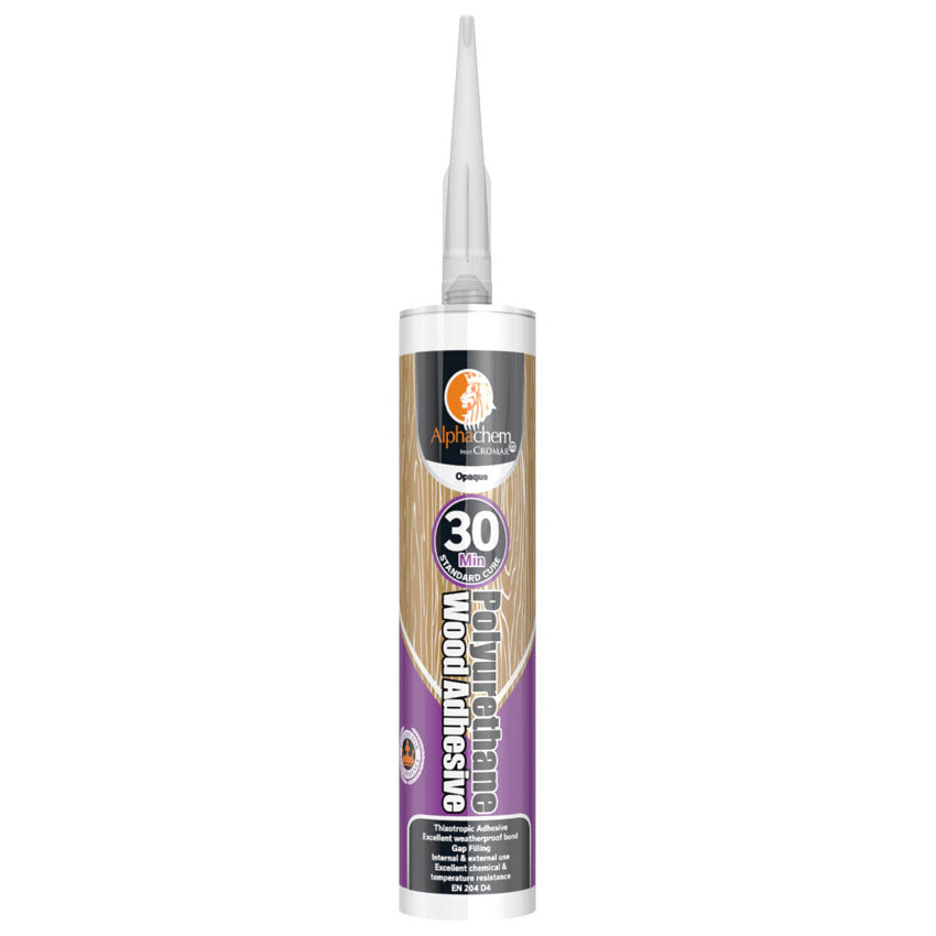 Alphachem Polyurethane Wood Adhesive - 300ml - Opaque (Solvent Free)