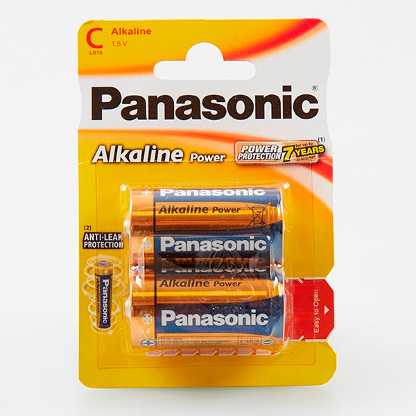 Panasonic C Batteries - 2 Pack