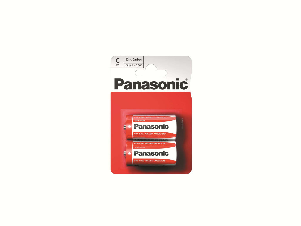 Panasonic C Batteries - 2 Pack