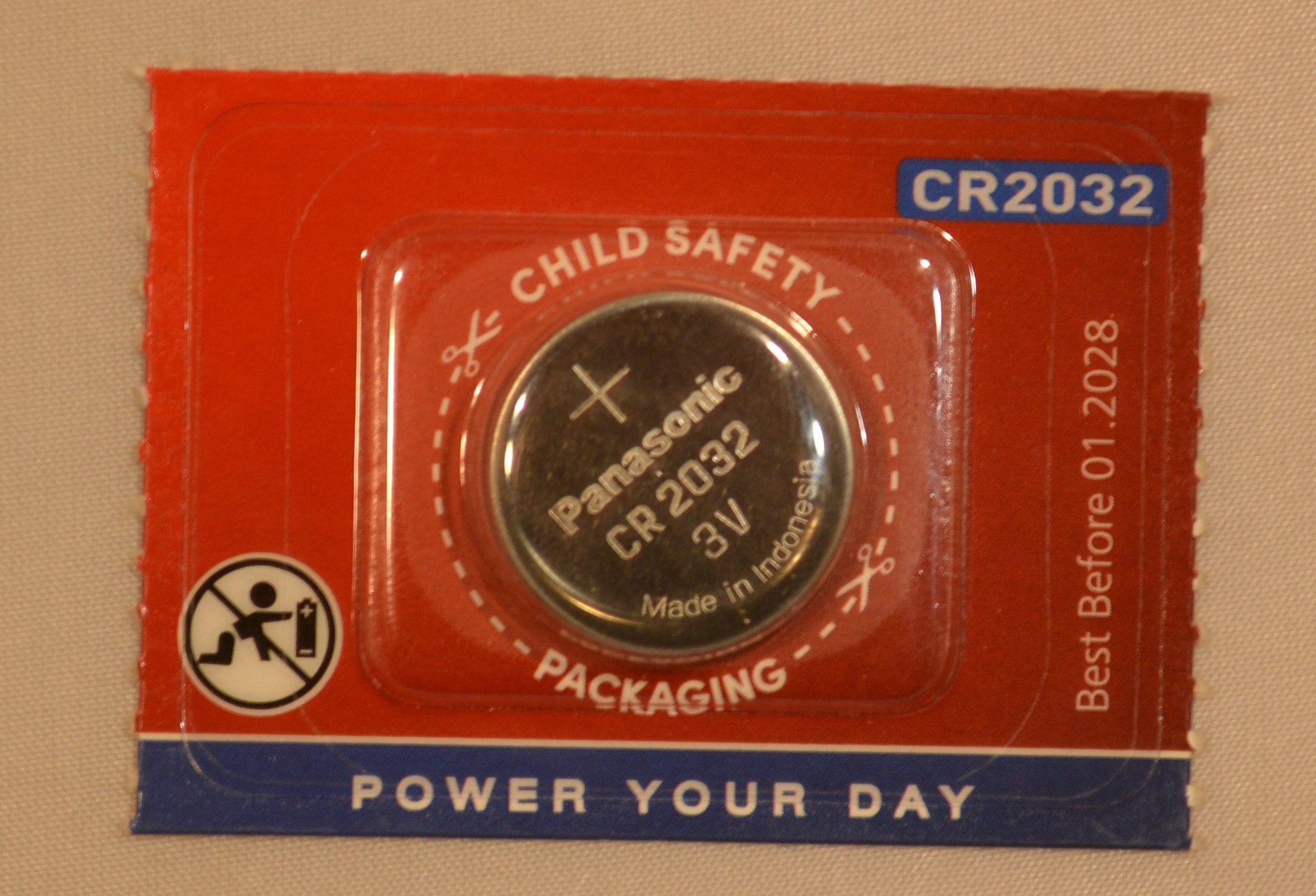 Panasonic - Lithium CR2032 3V Coin Cell Battery