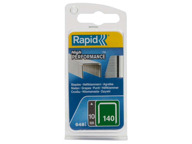 Rapid High Performance Staples 140 x 10mm